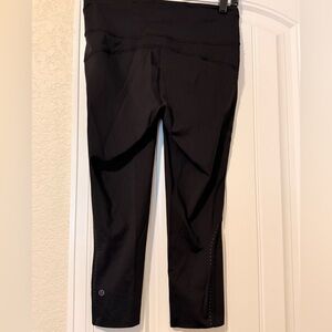 Lululemon Fast and Free High Rise Crop 21" Elite Leggings Size 10 Running Nulux